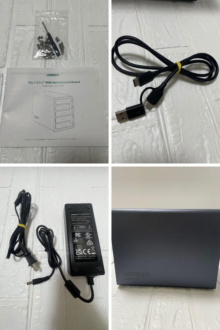【外箱なし・未使用に近い】UGREEN ５ベイ RAID対応