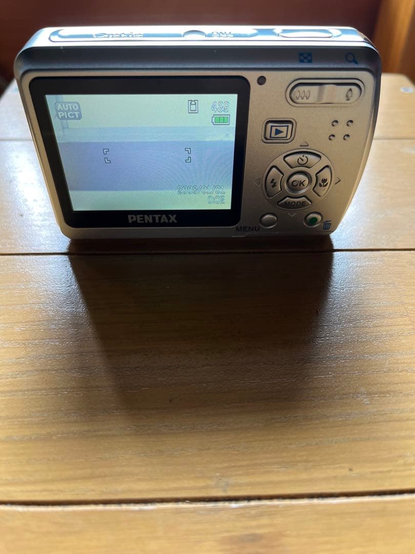 PENTAX Optio E50コンパクトデジタルカメラ 単三電池駆動！
