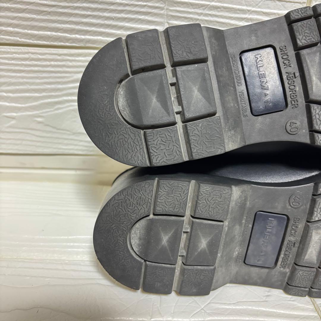 【極美品】KLEMAN チロリアンシューズ パドロール 40 ブラック 25cm