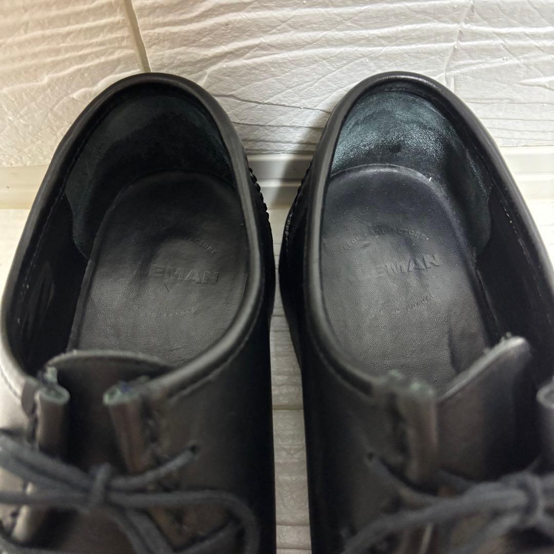 【極美品】KLEMAN チロリアンシューズ パドロール 40 ブラック 25cm