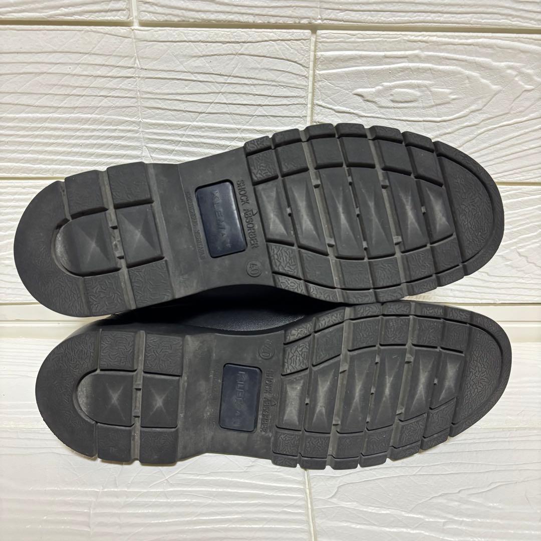 【極美品】KLEMAN チロリアンシューズ パドロール 40 ブラック 25cm