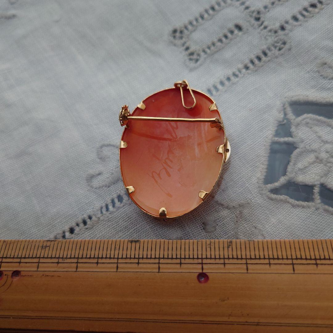 本日臨時価格　カメオブローチ