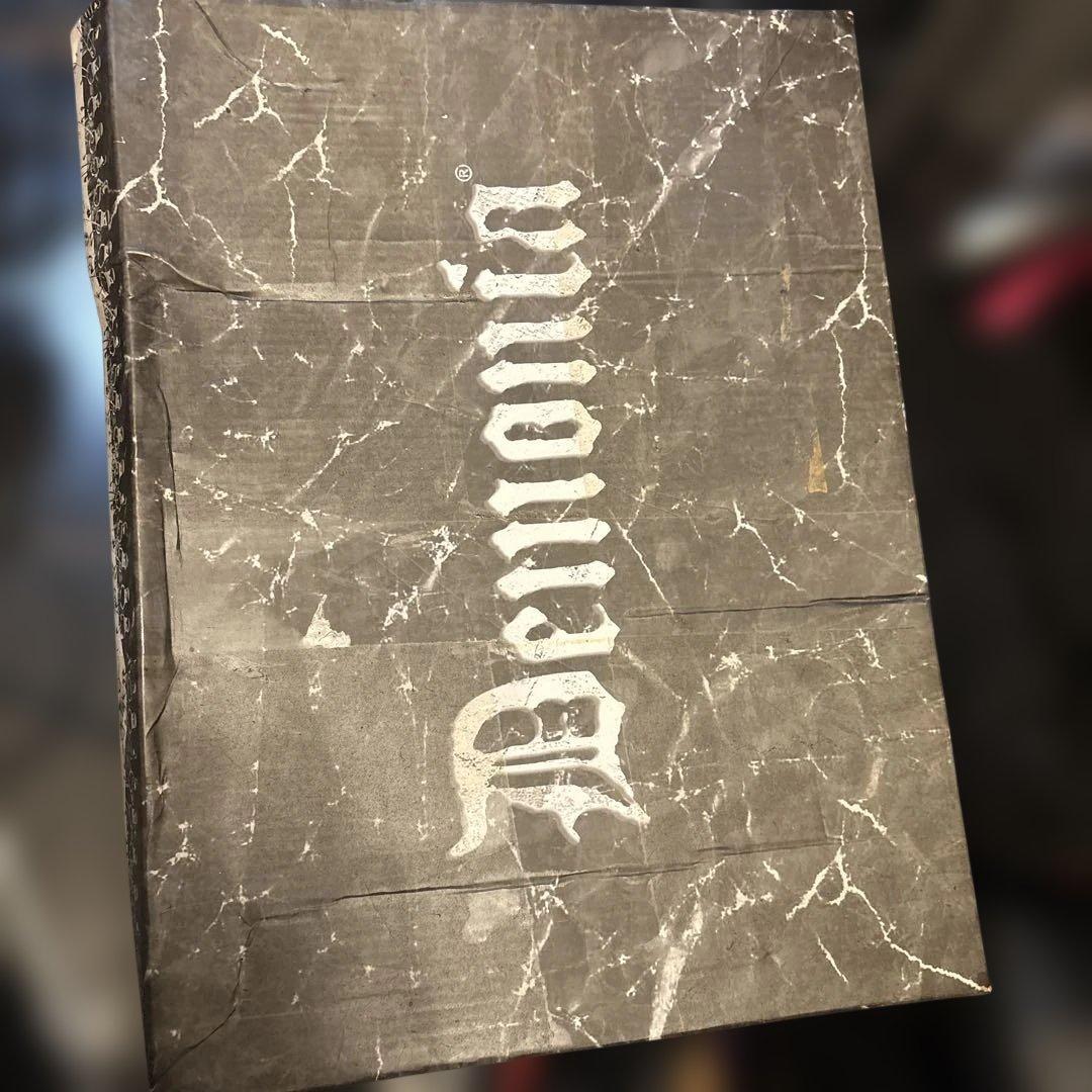 デモニア DEMONIA スタッズ付きブラックロングブーツ