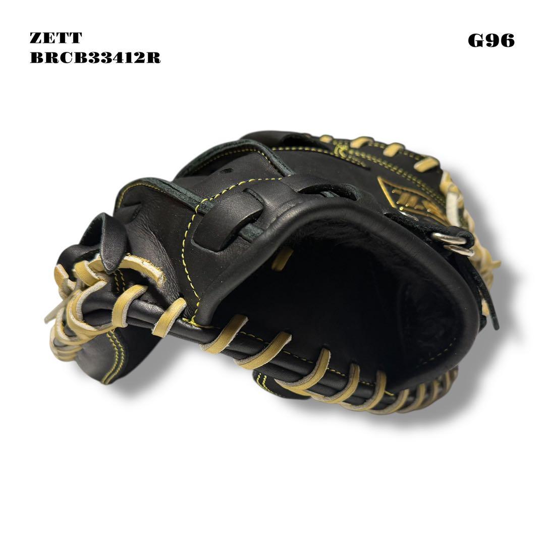 未使用品！ ZETT ゼット キャッチャー ミット 右投げ用 LH 軟式 捕手