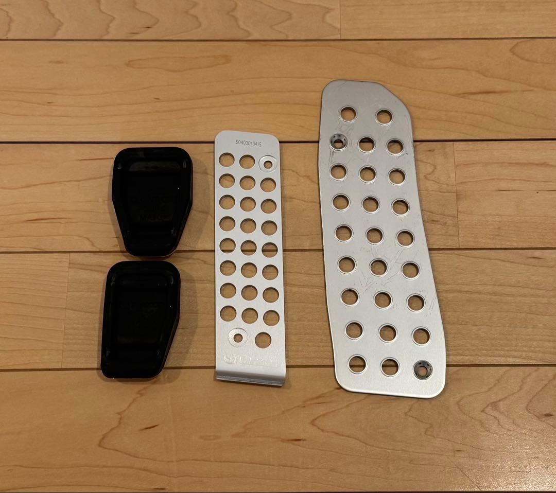 マツダ純正　アルミ製ペダルカバーセットNDロードスターMT用