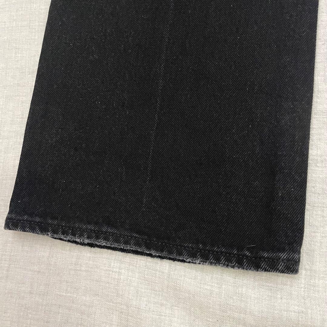 【美品】リーバイス エディフィス 別注 517 ブラックW32 フレアパンツ