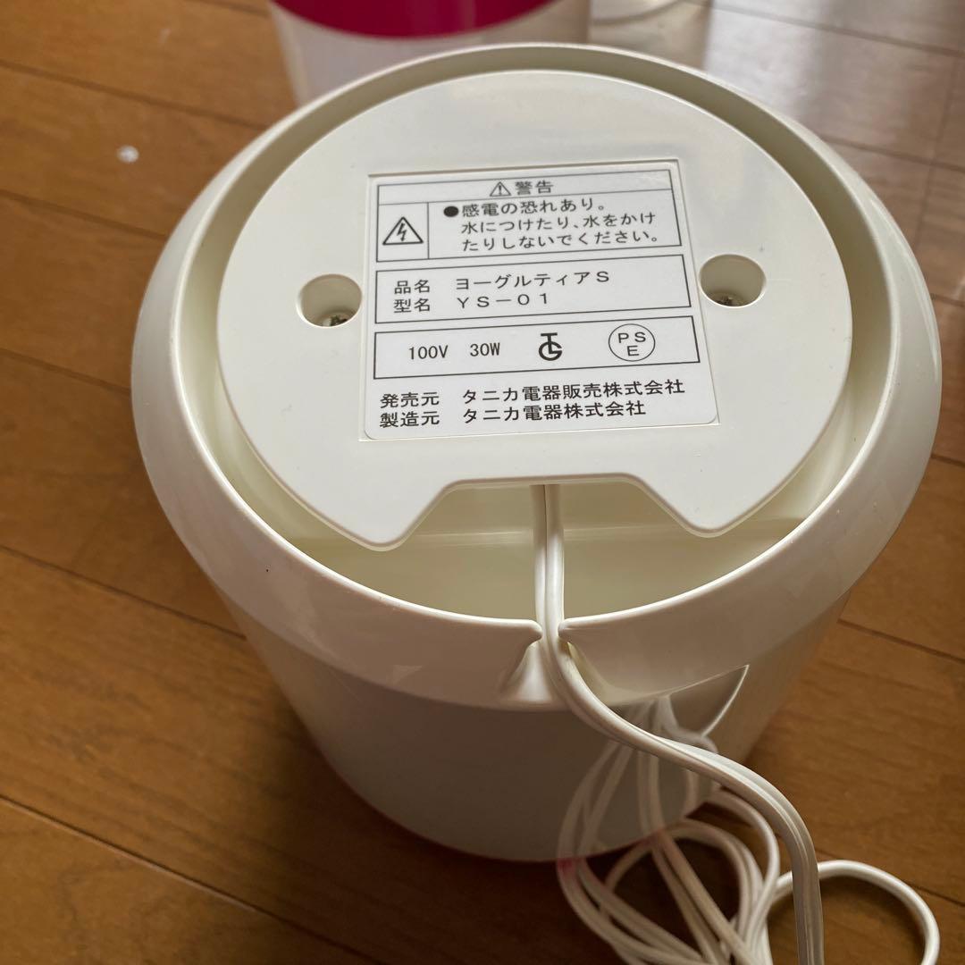 【美品】タニカ　ヨーグルティアS YS-01&水切りバスケット(レシピ付)