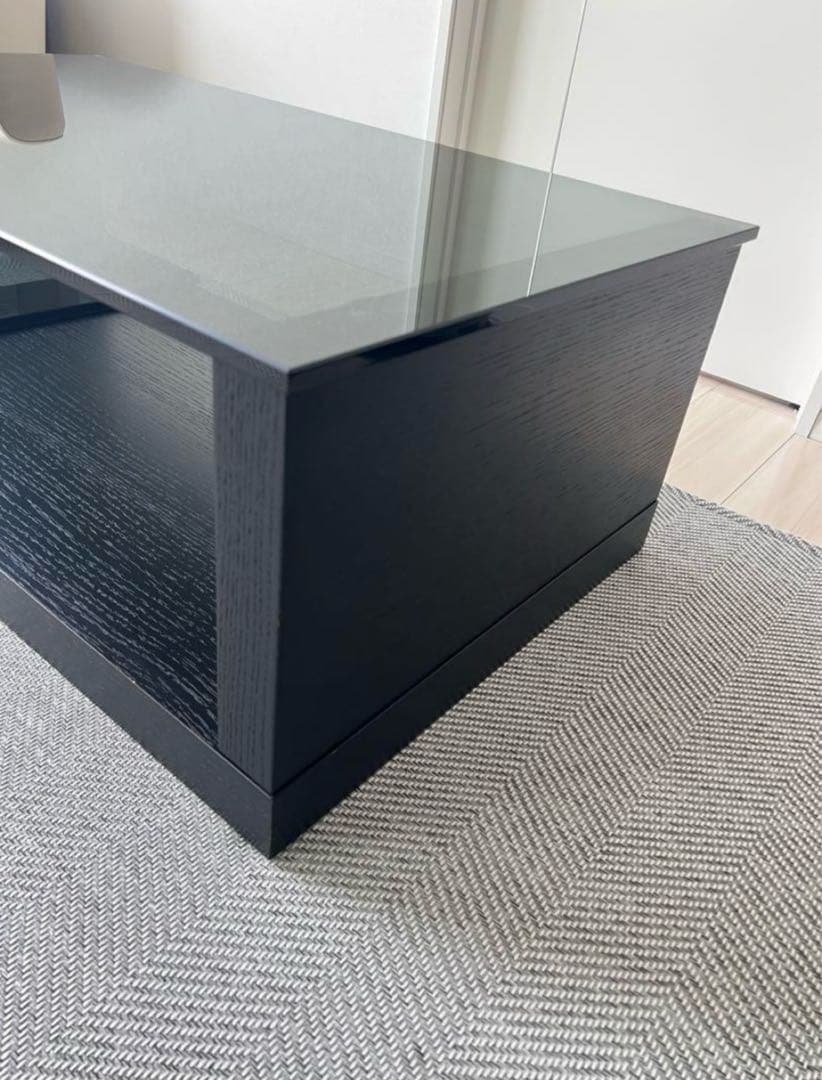 希少✨黒のモダンセンターテーブル