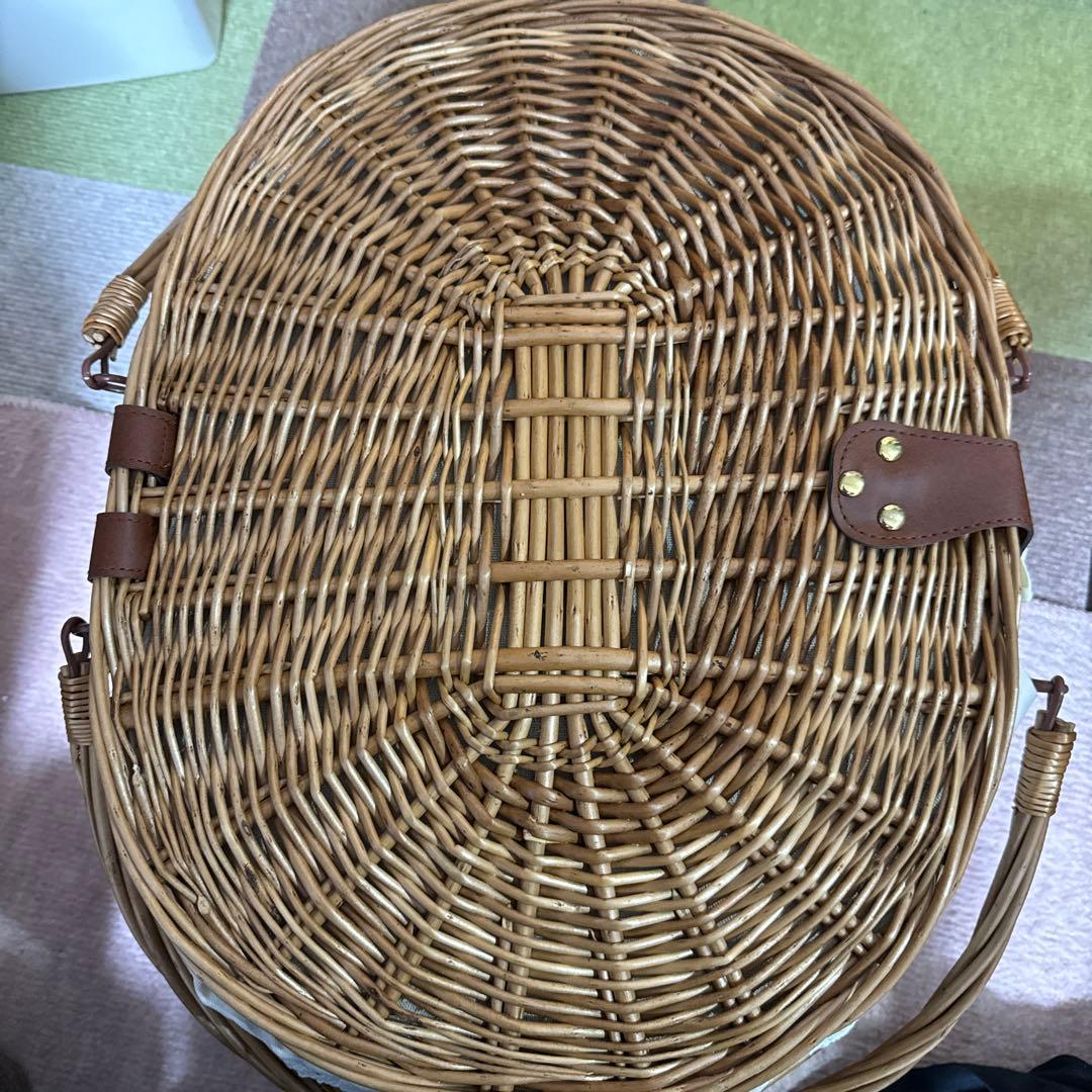 ハンドル付き ふた付き かごバスケット