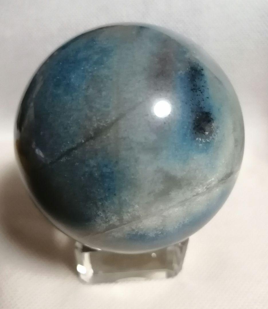 【新品】ブルーの濃淡を楽しめる　大きめトロレアイトスフィア　10-29