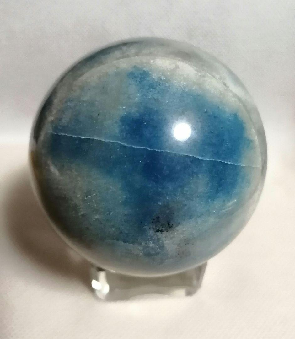 【新品】ブルーの濃淡を楽しめる　大きめトロレアイトスフィア　10-29