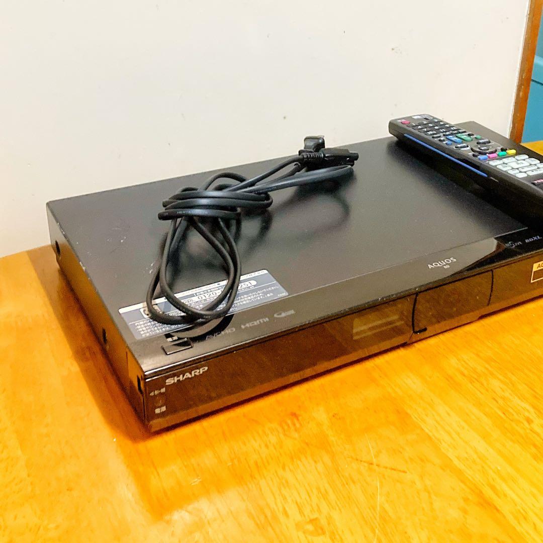 SHARP シャープ　ブルーレイレコーダー HDD 1TB 3チューナー