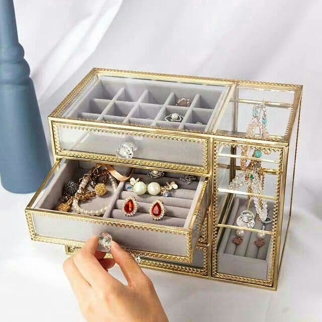 ジュエリーボックス アクセサリーケース アクセサリー収納 \r\r ピアス収納