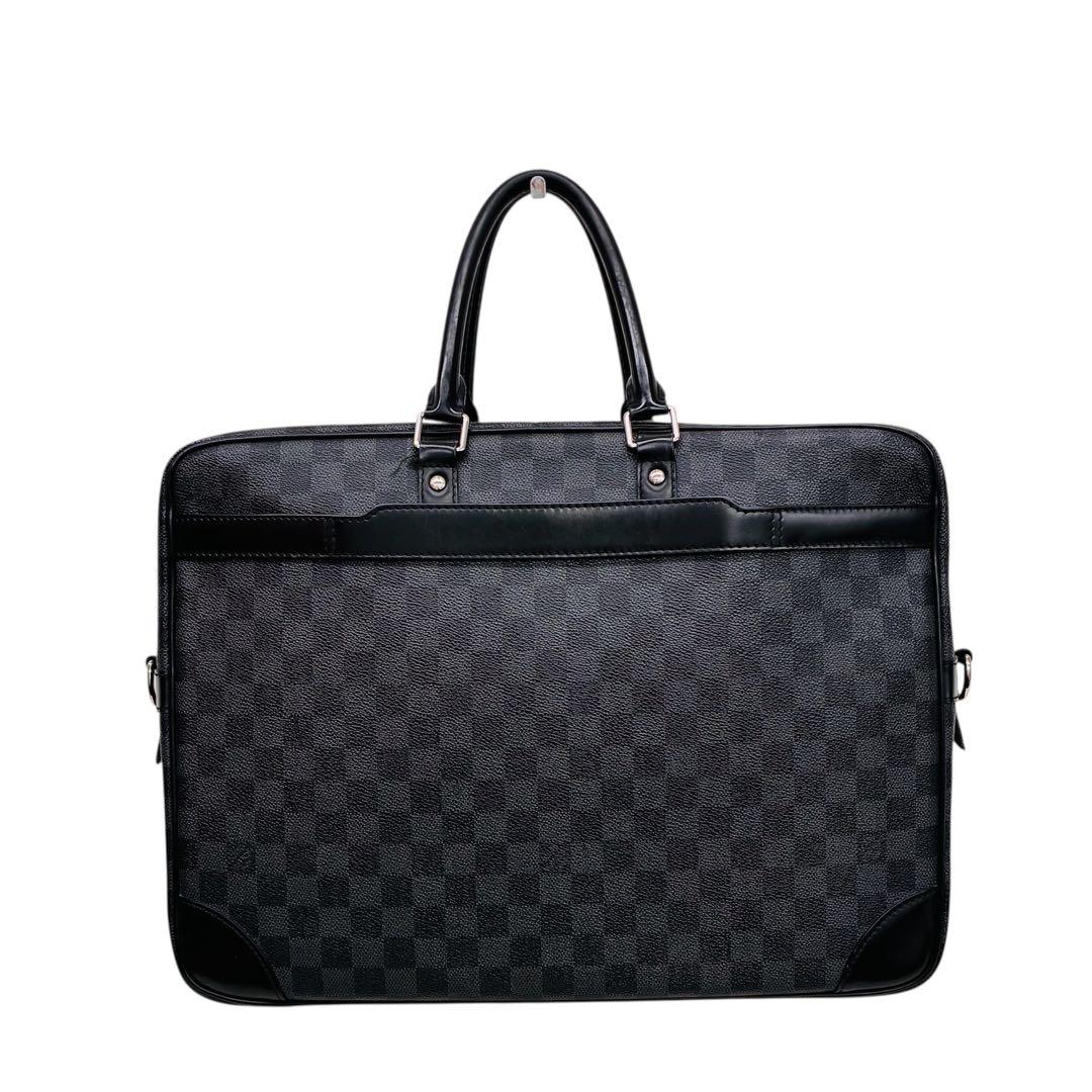 ルイ ヴィトン ダミエ ポルトドキュマン ヴォワヤージュ ビジネスバッグ