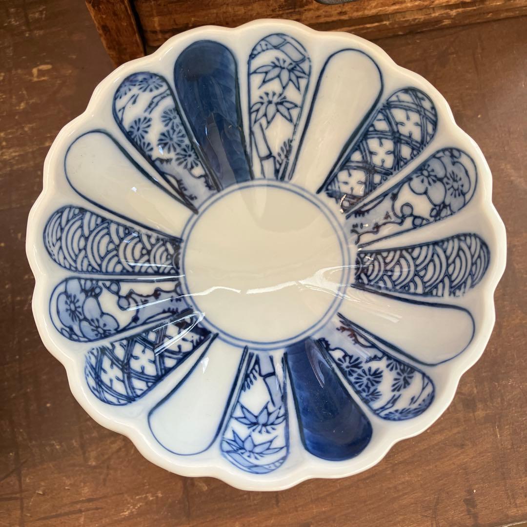 アンティーク　古伊万里　骨董　和食器 手描き色絵 6点セット