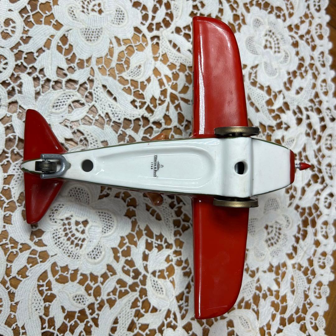 Villeroy & Boch ビレロイボッホ　オブジェ　テディベア　飛行機