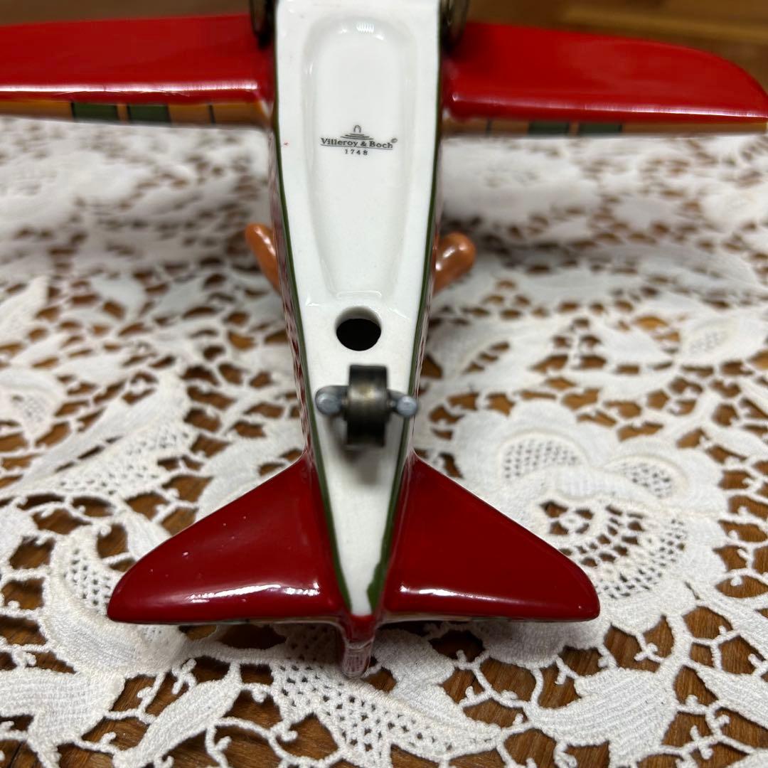 Villeroy & Boch ビレロイボッホ　オブジェ　テディベア　飛行機