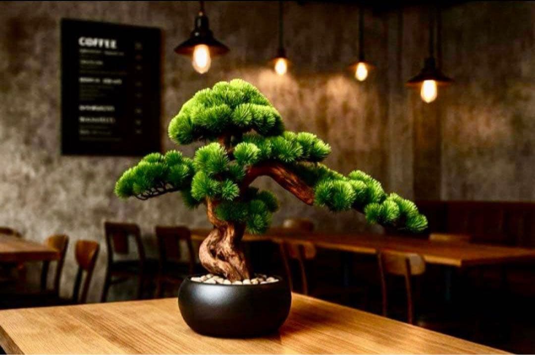 フェイク盆栽 盆栽 松 人工盆栽 フェイクグリーン 高品質 大型 幅50cm