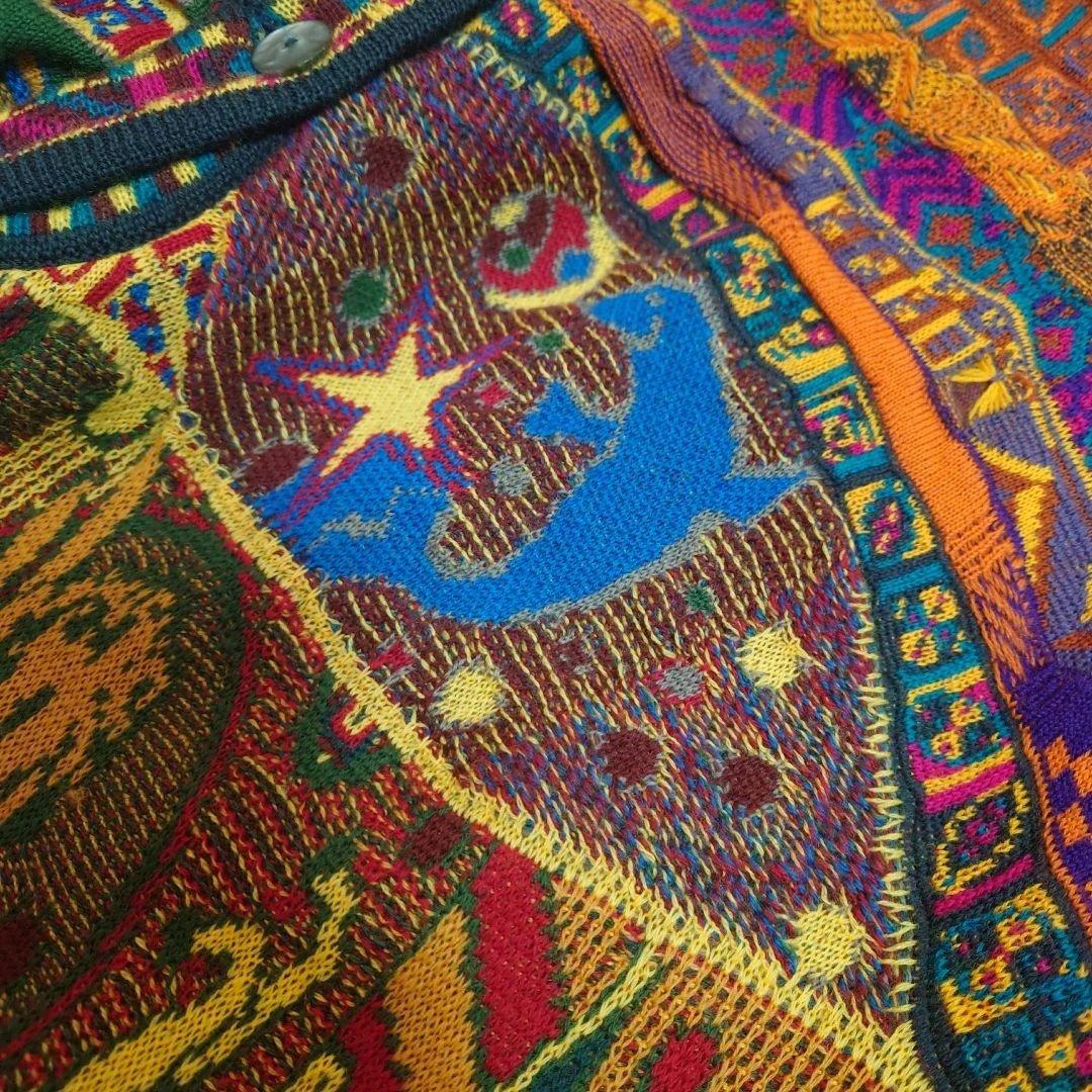 美品 激レア 希少 coogi クージー 3D knit ウール オーストラリア