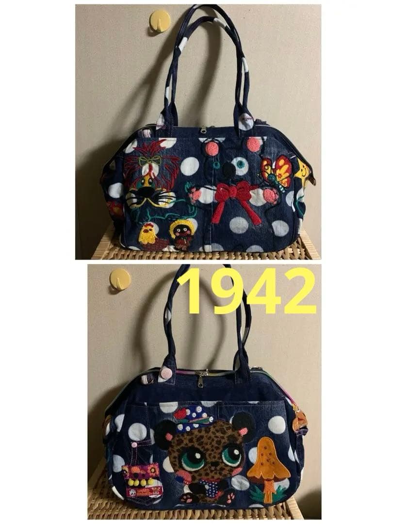 【キンザン号】ボディバッグ(小)×3、ワイヤー口金ボストンバッグ(L)×3