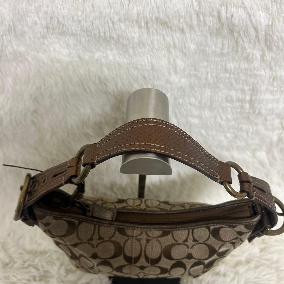 【極美品】COACH ワンショルダー シグネチャー パイソンショルダー