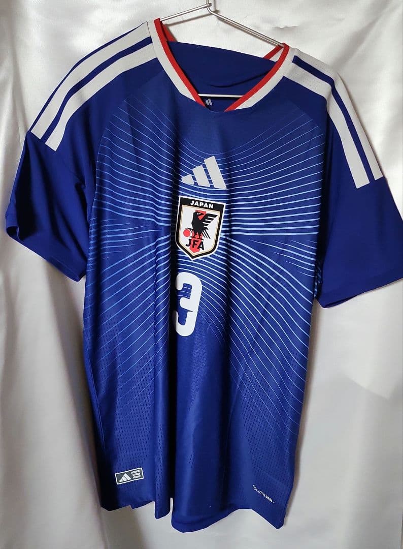 【1度着用】adidas サッカー日本代表 ユニフォーム 2XL 谷口彰悟