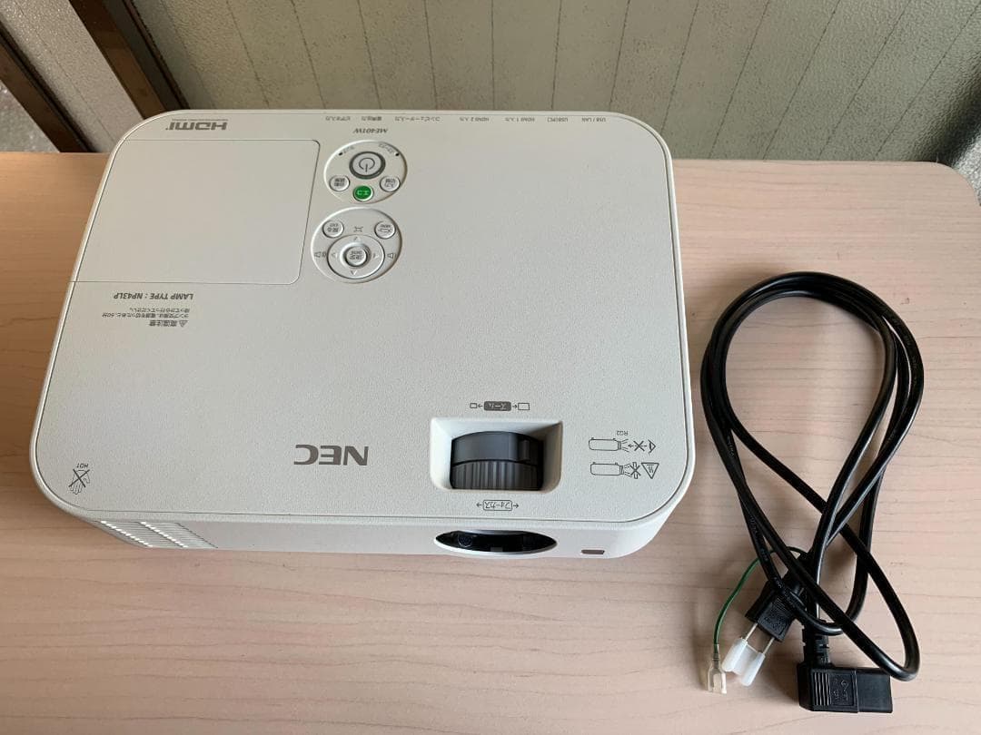 NEC NP-ME401WJL プロジェクター 4000lm 低使用