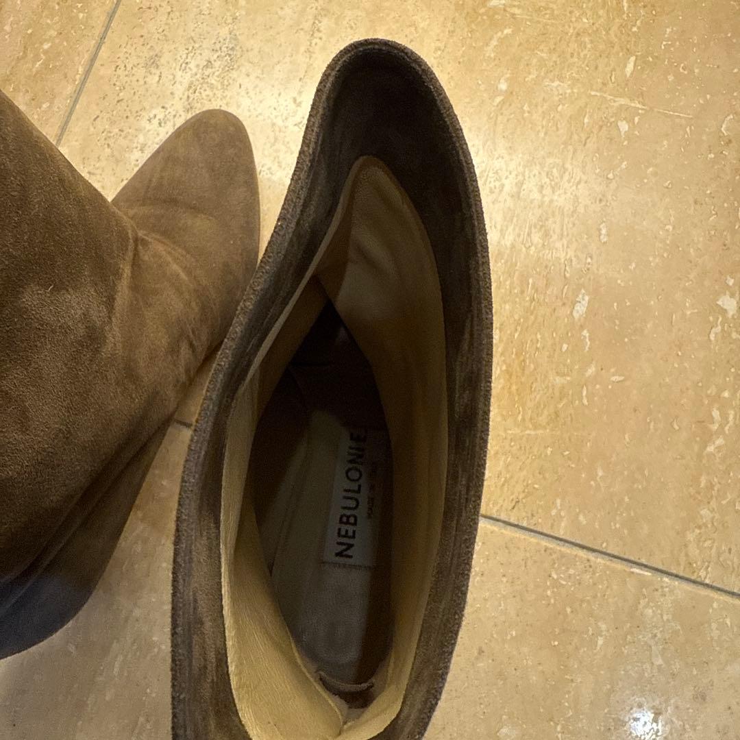 ネブローニ スエード　ショートブーツ 37