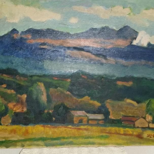 高橋北修　油彩画