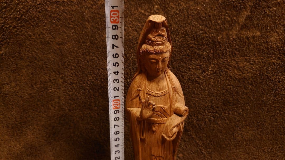 観音　観音様　井波彫刻　井波　仏教美術　仏教　江戸期　一体