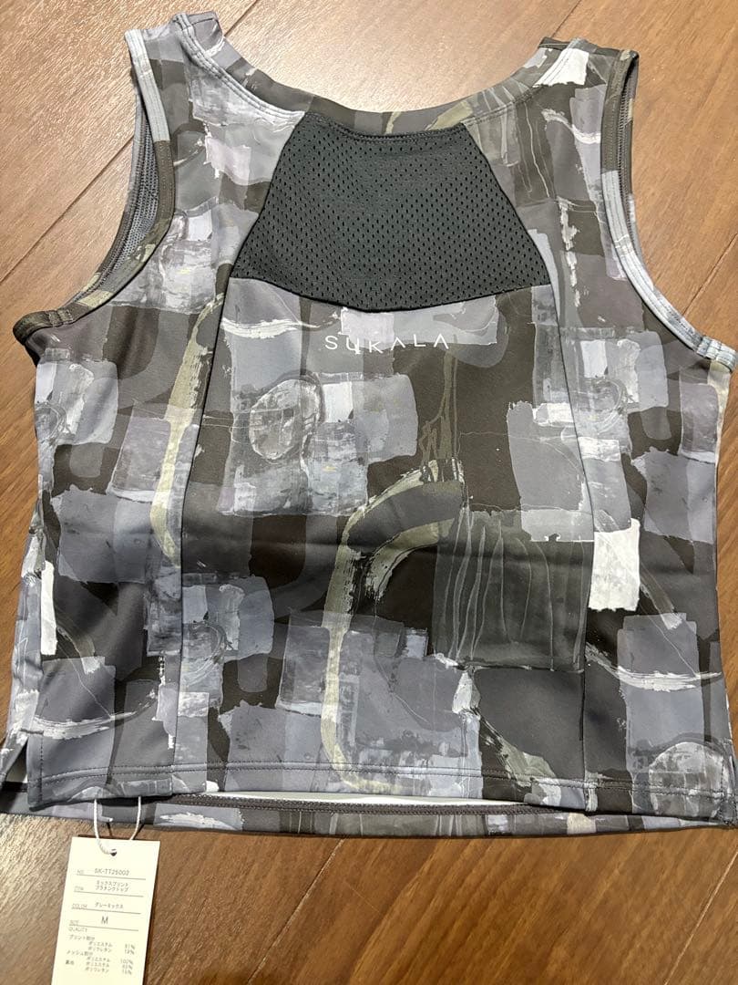 【新品タグ付き】 SUKALAミックスプリントブラタンクトップ Mサイズ