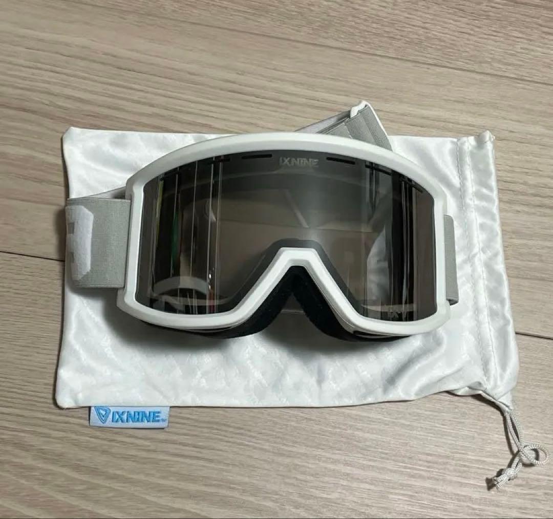 IXNINE スノーボードゴーグル ホワイト