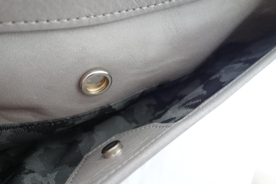 【美品】 aniary [アニアリ] ショルダーバッグ （ライトグレー）