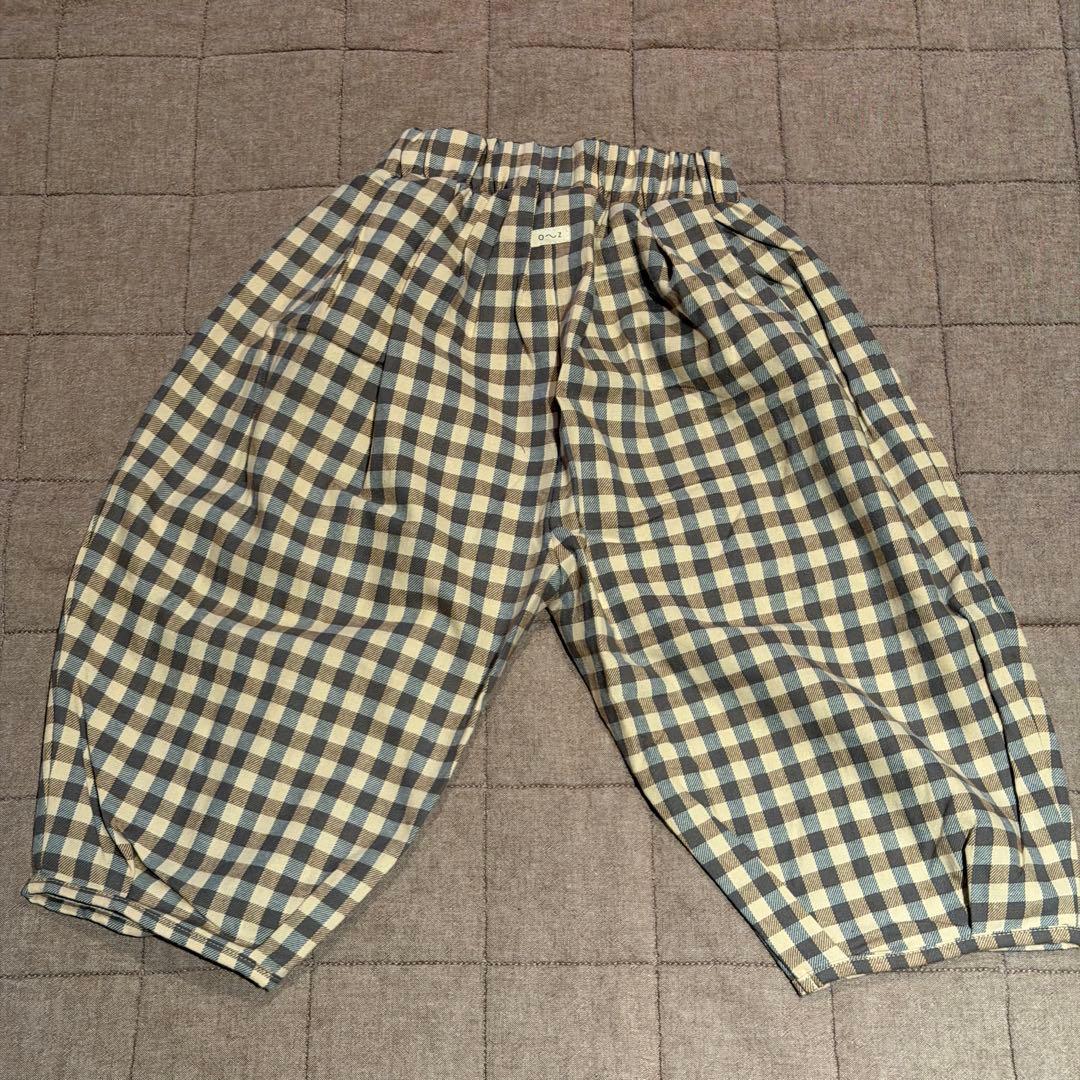 オーガニックズー organic zoo チェック ロッジパンツ 3-4Y