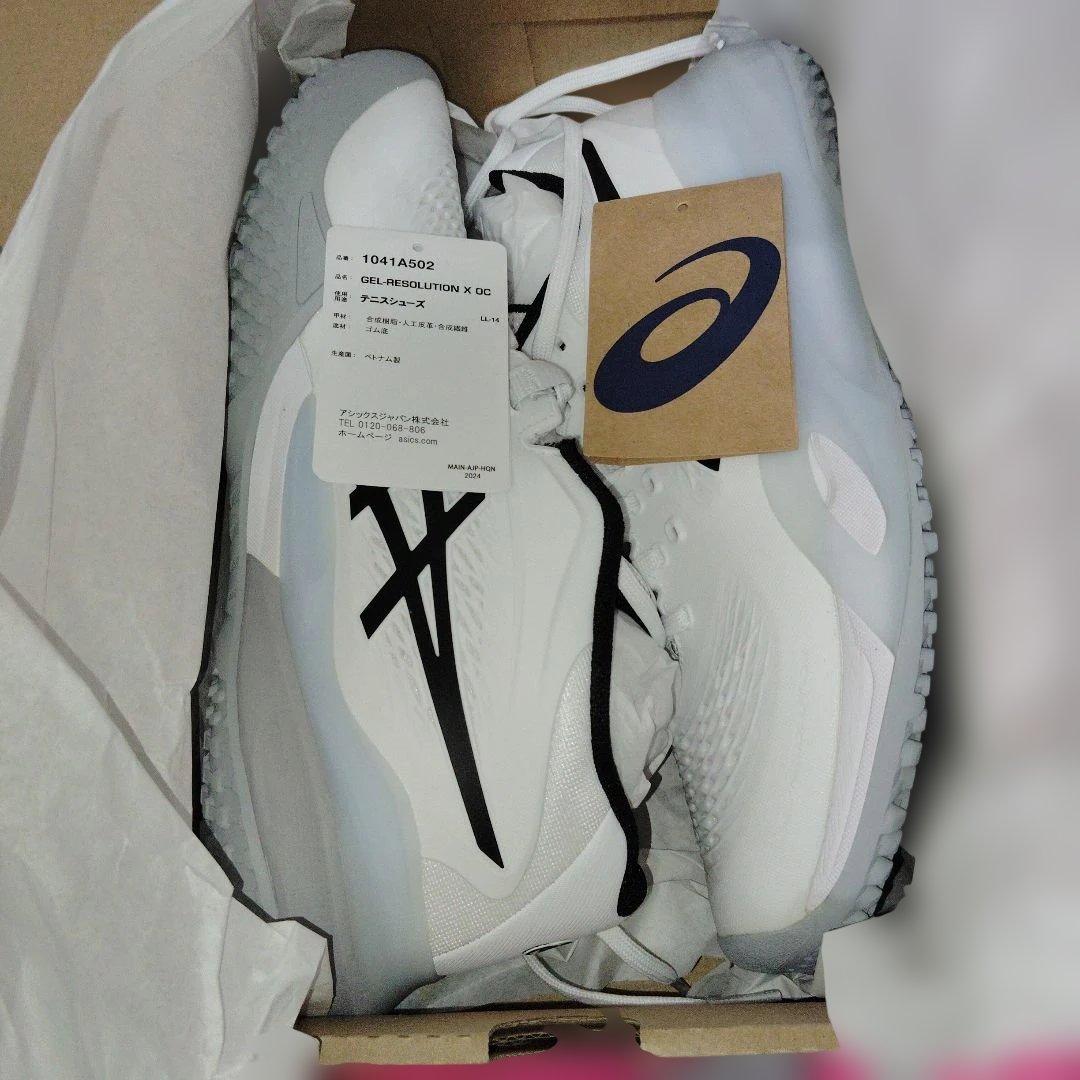 新品GEL-RESOLUTION X OC25.5 (ホワイト/ブラック)2E