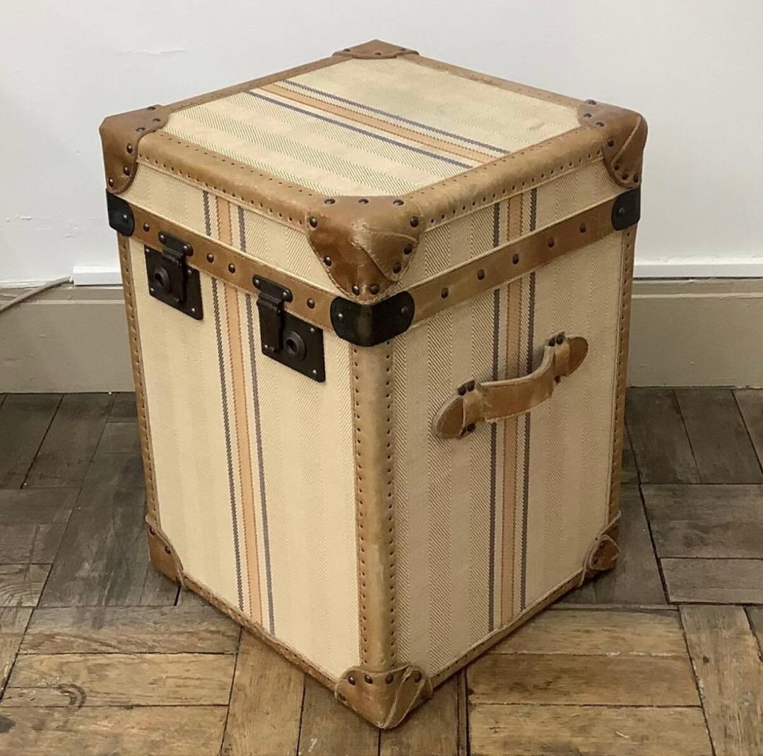 希少HALO ハロ パリストランク サイドテーブル 収納 ヴィンテージ ボックス