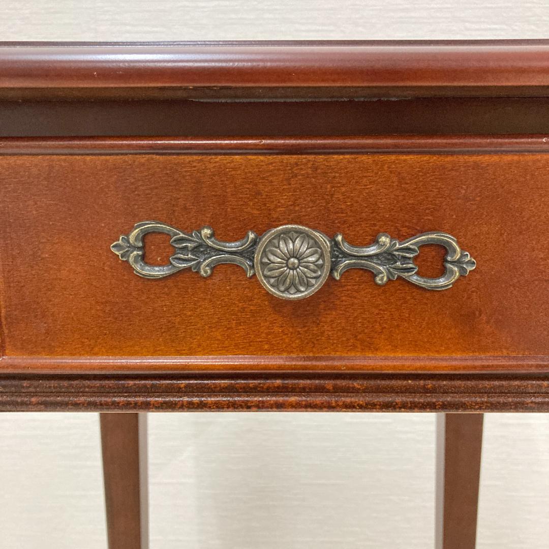 クラシック　サイドテーブル　花台　コンソール　アンティーク調