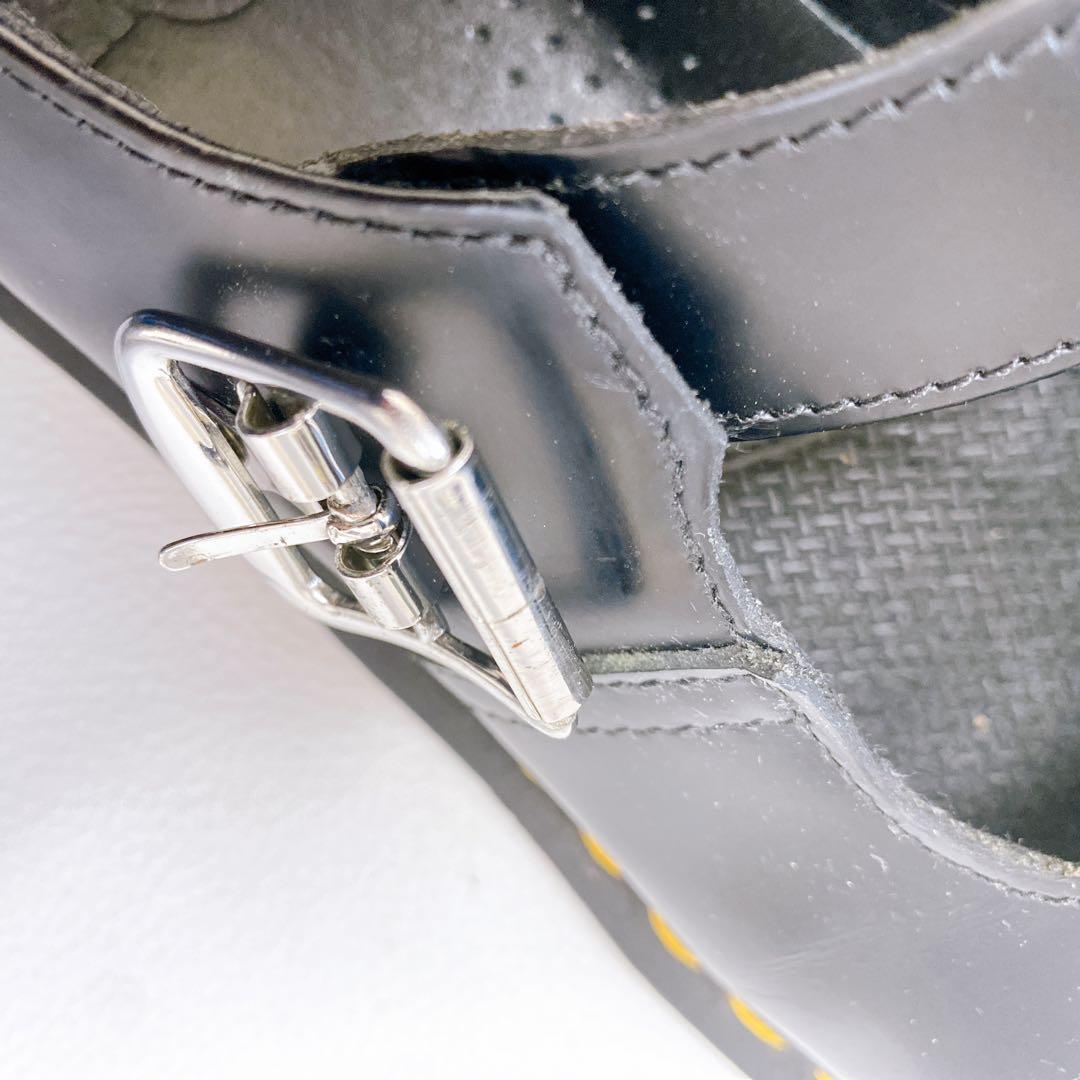 美品ドクターマーチン メリージェーン Tバーシューズ UK5 ブラック