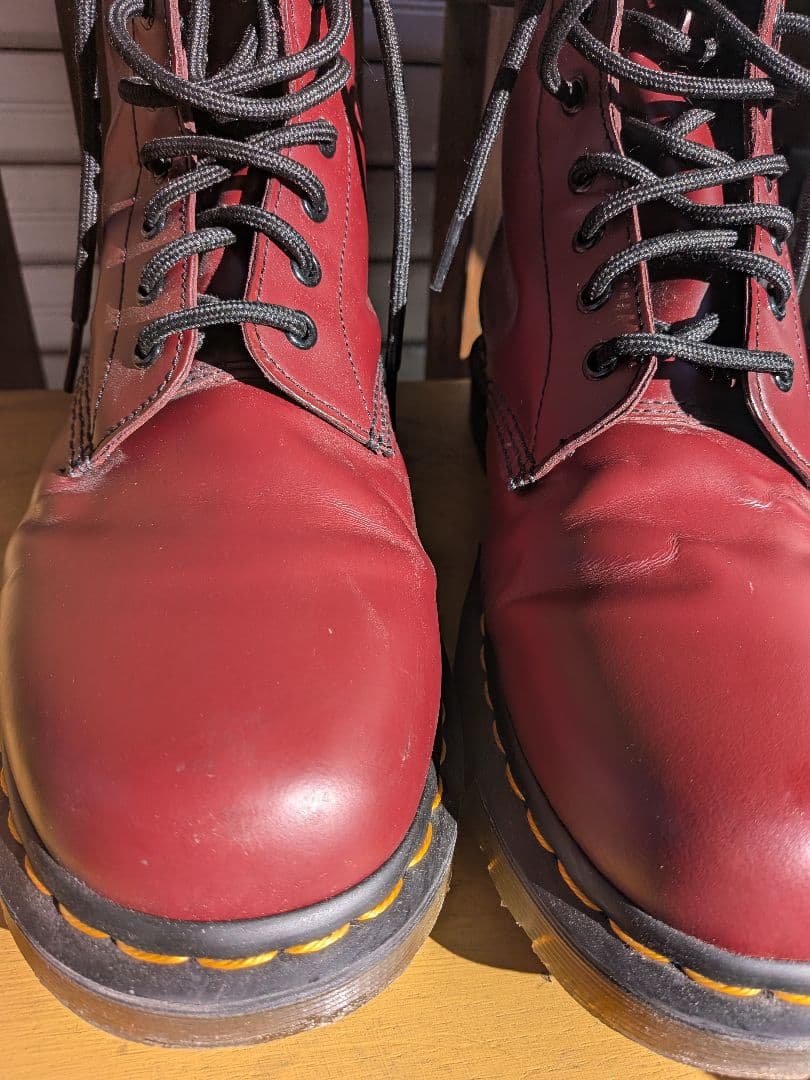 ドクターマーチン 8ホール ブーツ　UK10 29センチ チェリーレッド