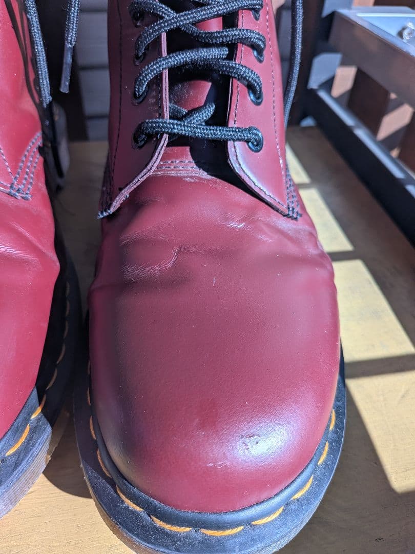ドクターマーチン 8ホール ブーツ　UK10 29センチ チェリーレッド