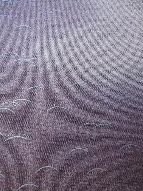 未着用に近い！本場縞大島紬＊中昌紬織物＊奄美浪漫＊訪問着＊１５６ｃｍ＊裄６５