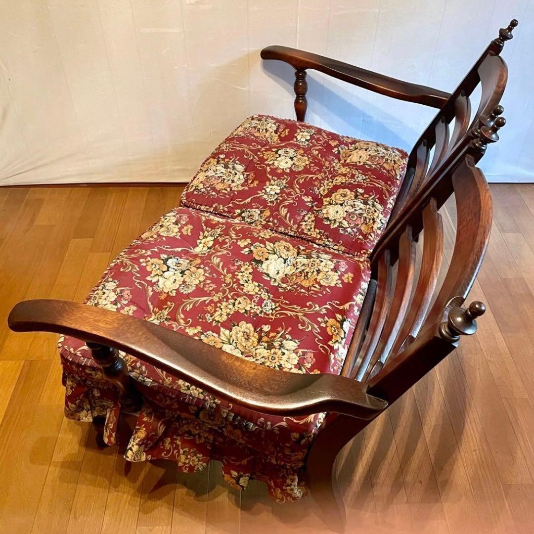 【飛騨産業】\"穂高\" 2人掛けソファ (左肘) ☆背クッション無し