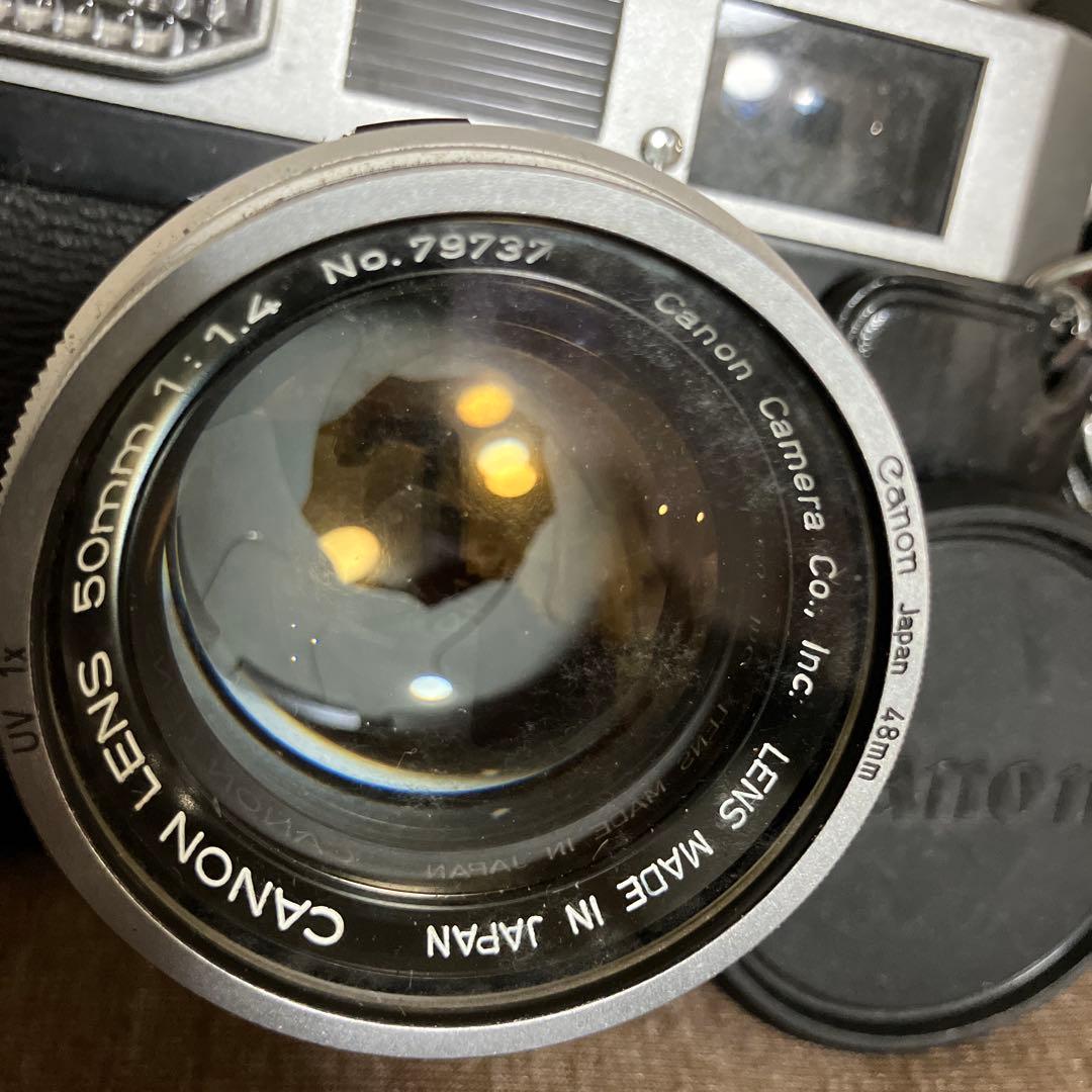 Canon Model 7 レンジファインダーフィルムカメラ　レンズとカバー付き