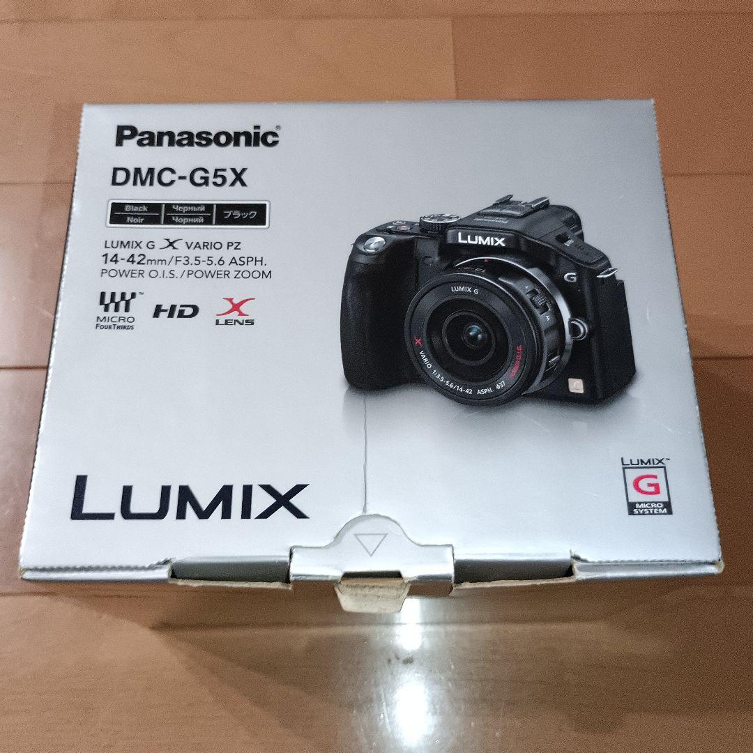 LUMIX　DMCーG5XーK　ミラーレス　一眼カメラ　標準電動ズームレンズ