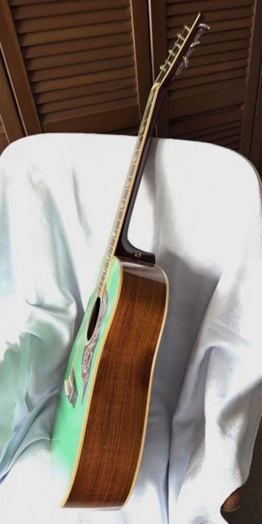 MOLALES アコギ　ライムグリーン 【思い切って8,500円で譲ります】