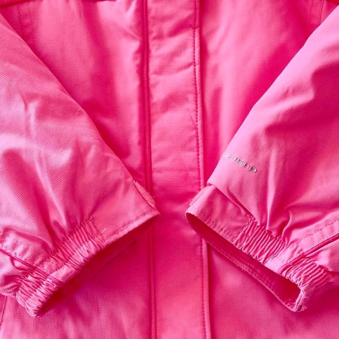 極美品　100 スノーウェア　防寒　上下 ピンク 女の子 キッズ　コロンビア