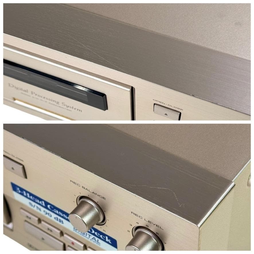 優良動作品・録音動作確認済◆パイオニア 3ヘッドシングルカセットデッキ T-D7