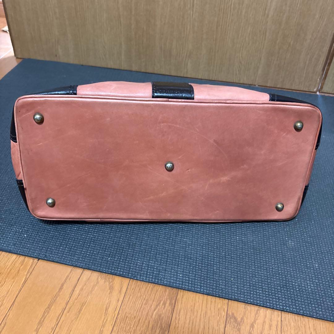 希少【PORTER】初期SOFTISH LINE ボストン茶・黒　⭐︎牛革AL