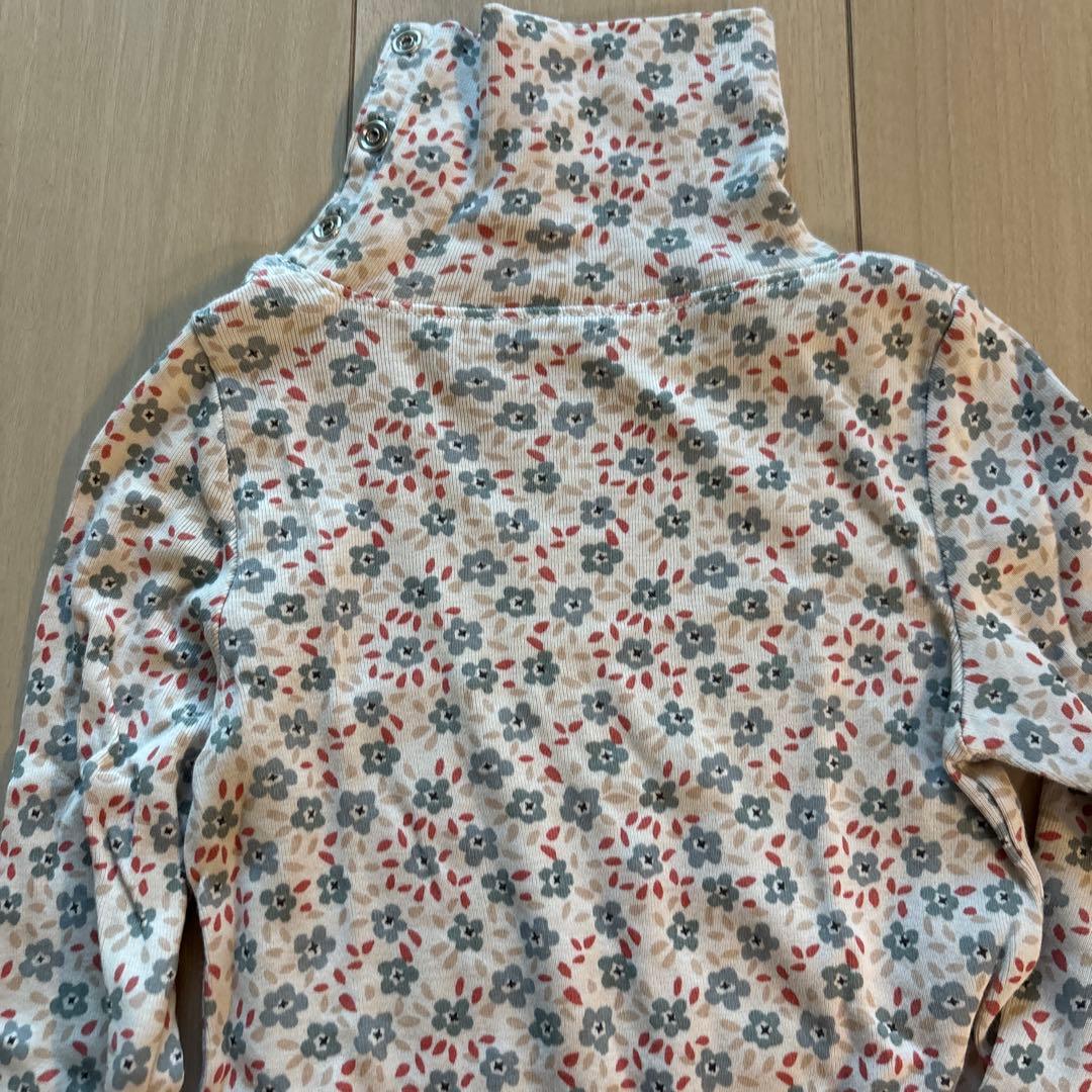 soor ploom 花柄 ハイネック Tシャツ 2y meadow