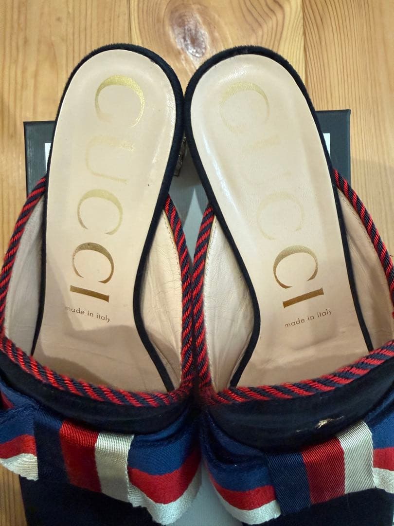 GUCCI グッチ プリンスタウン スリッパ サンダル ミュール 靴